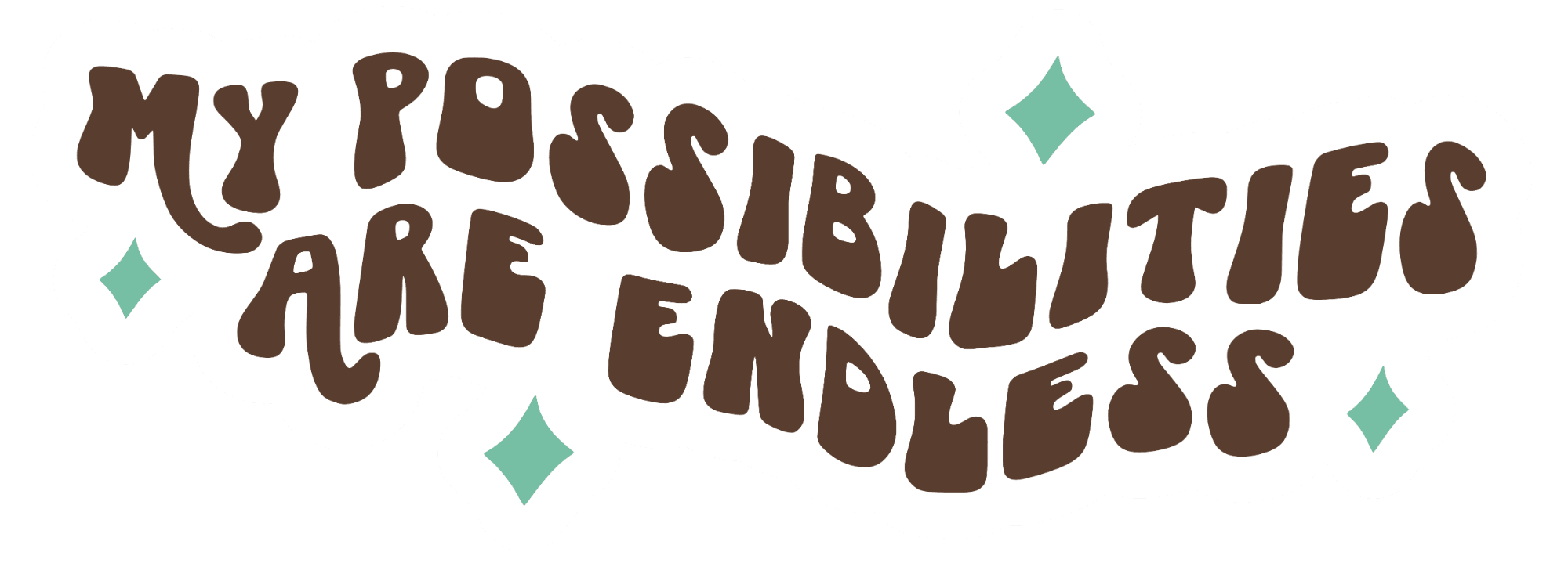 My Possibilities Are Endless Retro Sticker